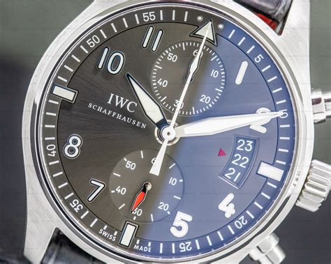 iwc spitfire chronograph gray